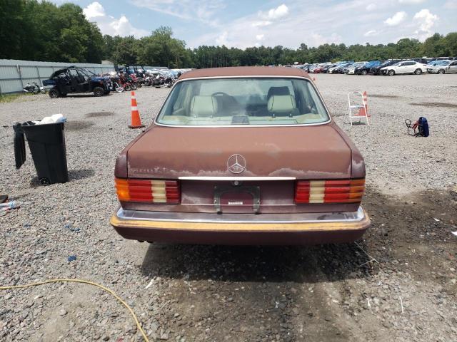 WDBCA24D1LA531711 - 1990 MERCEDES-BENZ 300 SE BURGUNDY photo 6