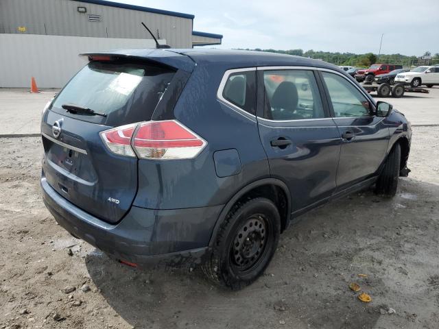 KNMAT2MV1GP609743 - 2016 NISSAN ROGUE S BLUE photo 3