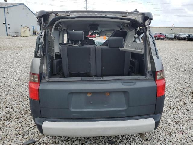 5J6YH286X5L005612 - 2005 HONDA ELEMENT EX GRAY photo 6