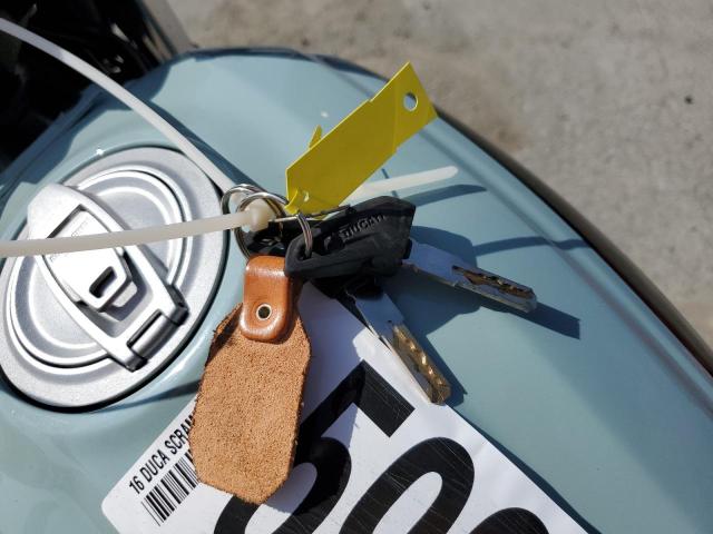 ML015AXGXGT000286 - 2016 DUCATI SCRAMBLER TURQUOISE photo 8