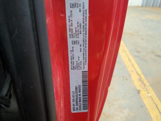 3C6MR4AJ6LG203861 - 2020 RAM 2500 TRADESMAN Կարմիր լուսանկար 12