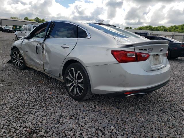 1G1ZG5ST0MF034149 - 2021 CHEVROLET MALIBU RS SILVER photo 2