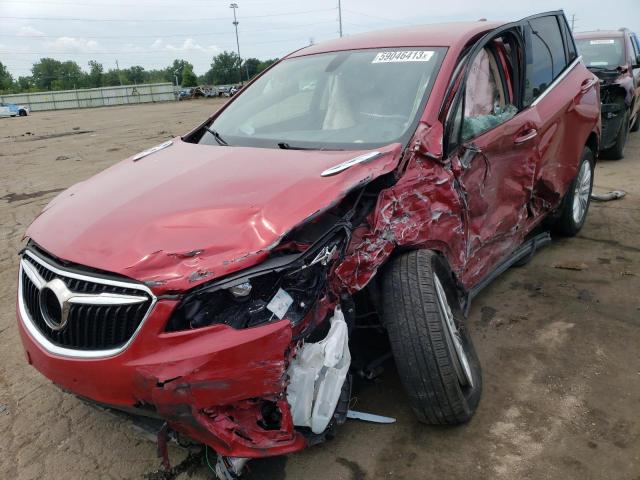 LRBFXCSA1HD115934 - 2017 BUICK ENVISION PREFERRED RED photo 1