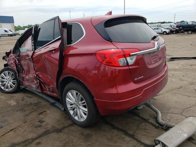 LRBFXCSA1HD115934 - 2017 BUICK ENVISION PREFERRED RED photo 2