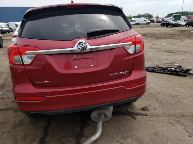 LRBFXCSA1HD115934 - 2017 BUICK ENVISION PREFERRED RED photo 6