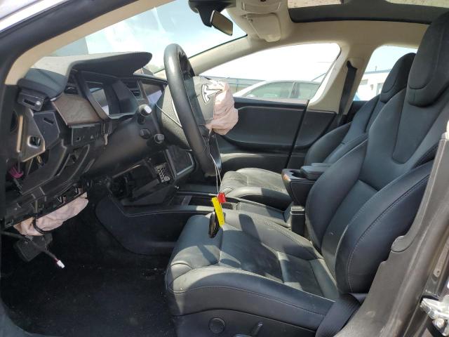 5YJSA1E2XJF292426 - 2018 TESLA MODEL S Մոխրագույն լուսանկար 7