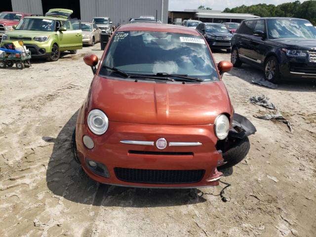 3C3CFFBR1DT531568 - 2013 FIAT 500 SPORT ORANGE photo 5