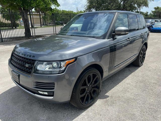 SALGS2VF3GA263999 - 2016 LAND ROVER RANGE ROVE HSE GRAY photo 1