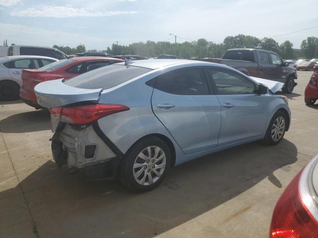 KMHDH4AE9CU400630 - 2012 HYUNDAI ELANTRA GLS BLUE photo 3