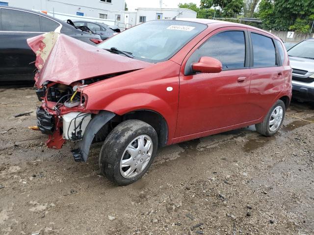 KL1TD66678B186188 - 2008 CHEVROLET AVEO BASE RED photo 1