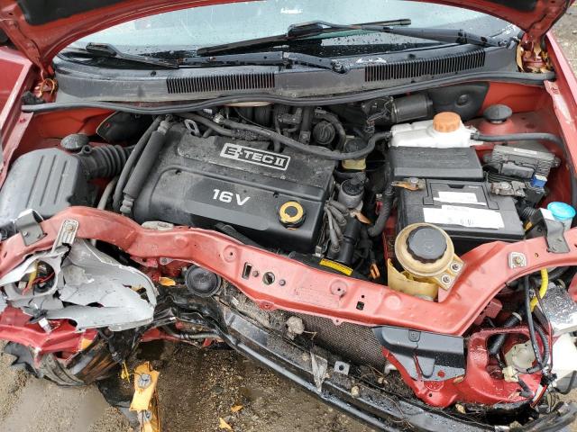 KL1TD66678B186188 - 2008 CHEVROLET AVEO BASE RED photo 11