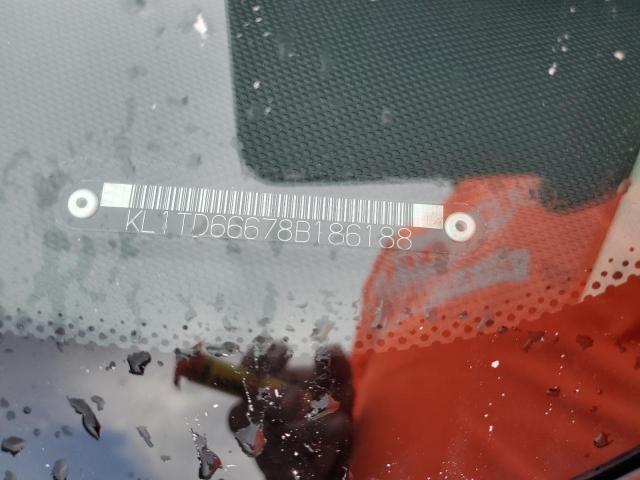 KL1TD66678B186188 - 2008 CHEVROLET AVEO BASE RED photo 12