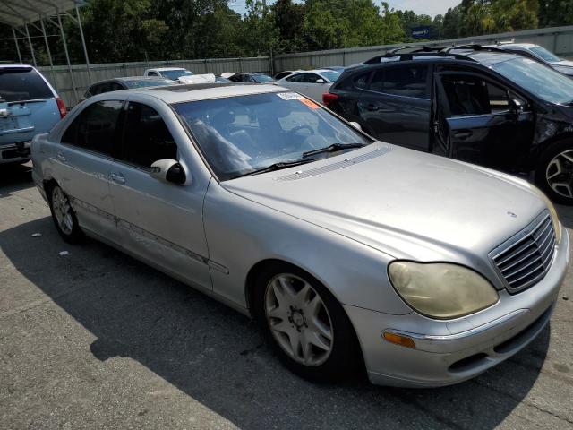WDBNG75J33A332863 - 2003 MERCEDES-BENZ S500 500 SILVER photo 4