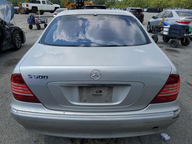 WDBNG75J33A332863 - 2003 MERCEDES-BENZ S500 500 SILVER photo 6