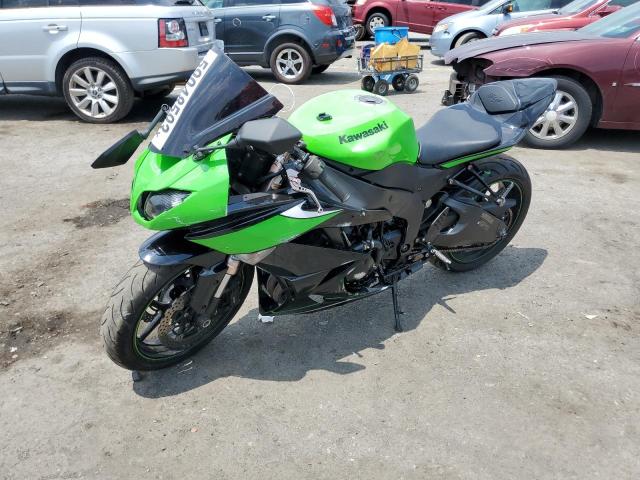 JKAZX4R109A005237 - 2009 KAWASAKI ZX600 R GREEN photo 2