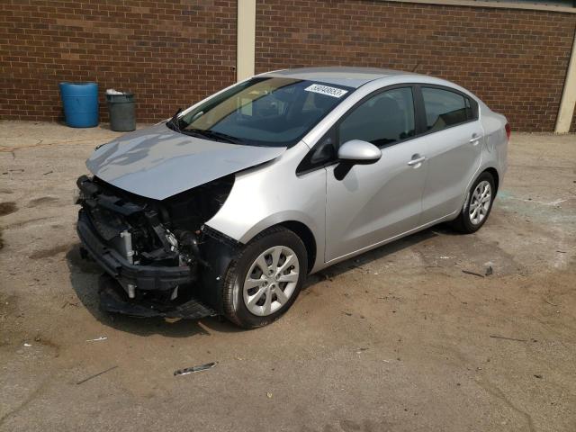 KNADM4A37G6637719 - 2016 KIA RIO LX SILVER photo 1