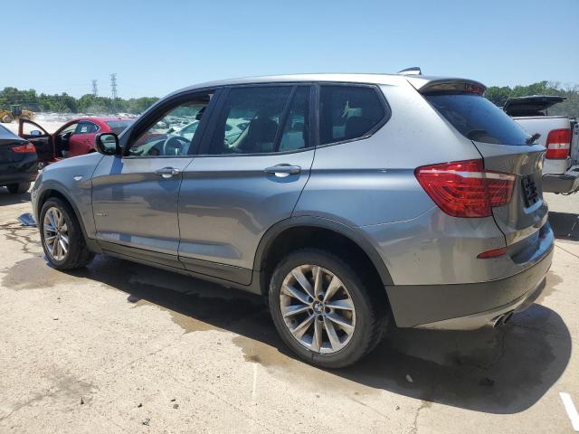 5UXWX9C57E0D11063 - 2014 BMW X3 XDRIVE28I GRAY photo 2