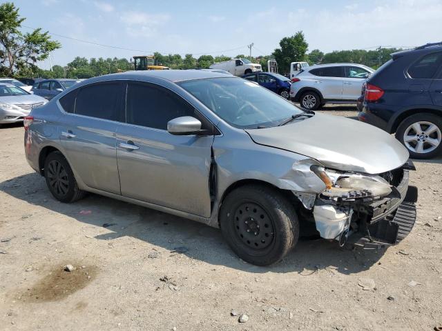 3N1AB7AP3DL738213 - 2013 NISSAN SENTRA S GRAY photo 4