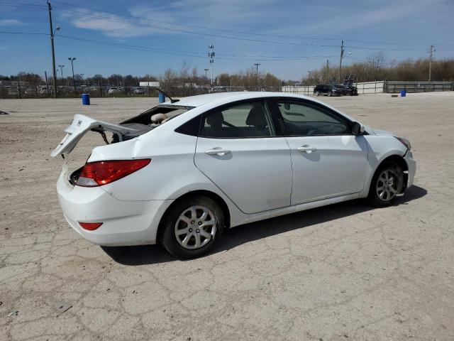 KMHCT4AE5EU606623 - 2014 HYUNDAI ACCENT GLS WHITE photo 3