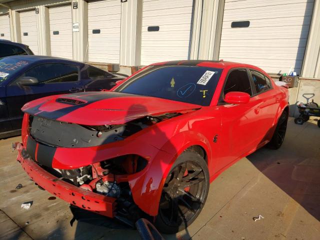 2C3CDXL91LH240506 - 2020 DODGE CHARGER SRT HELLCAT RED photo 2