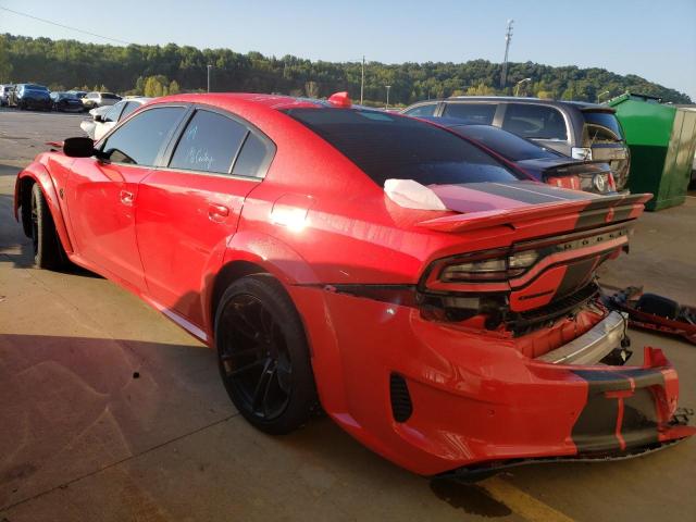 2C3CDXL91LH240506 - 2020 DODGE CHARGER SRT HELLCAT RED photo 3