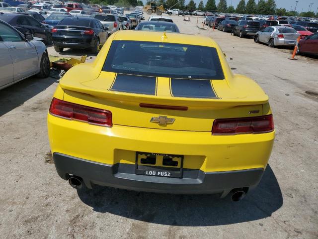 2G1FB1E34E9160482 - 2014 CHEVROLET CAMARO LT YELLOW photo 6