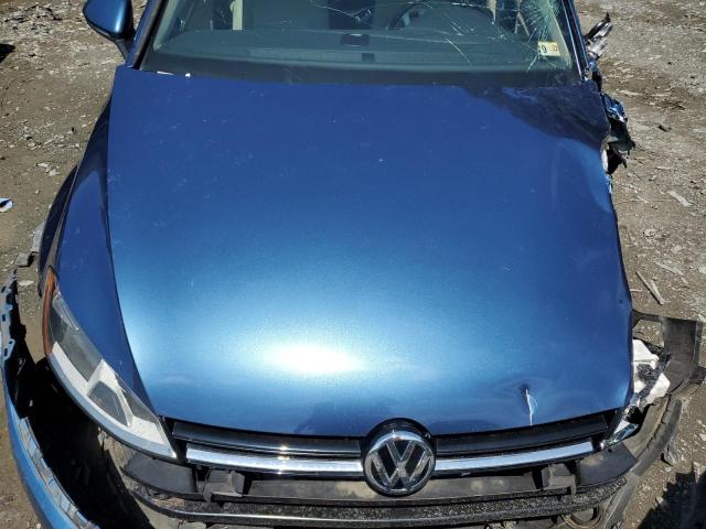 3VW2A7AU7FM065575 - 2015 VOLKSWAGEN GOLF TDI BLUE photo 11