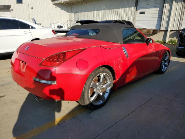 JN1BZ36A98M850409 - 2008 NISSAN 350Z ROADSTER RED photo 3