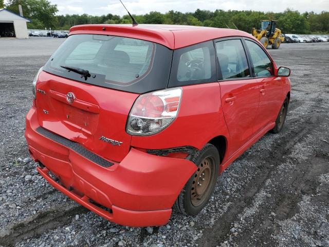 2T1KR32E26C584635 - 2006 TOYOTA COROLLA MA XR RED photo 4