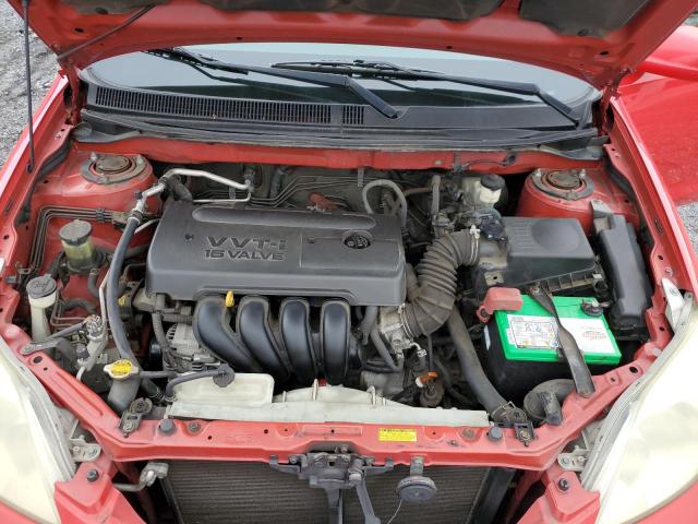 2T1KR32E26C584635 - 2006 TOYOTA COROLLA MA XR RED photo 7