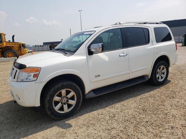 5N1AA08C28N614798 - 2008 NISSAN ARMADA SE WHITE photo 1