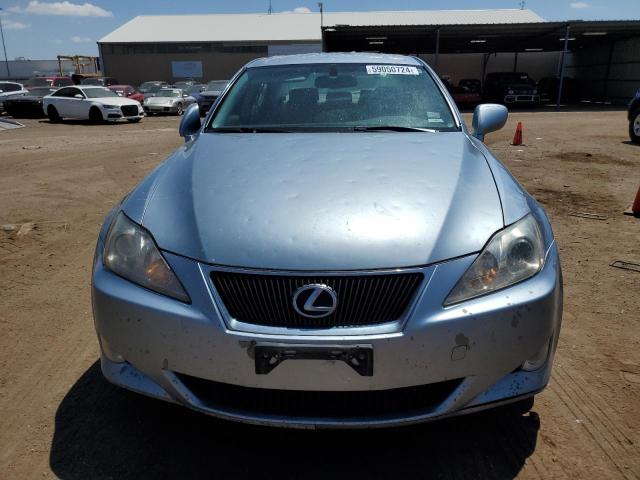 JTHCK262972015895 - 2007 LEXUS IS 250 BLUE photo 5