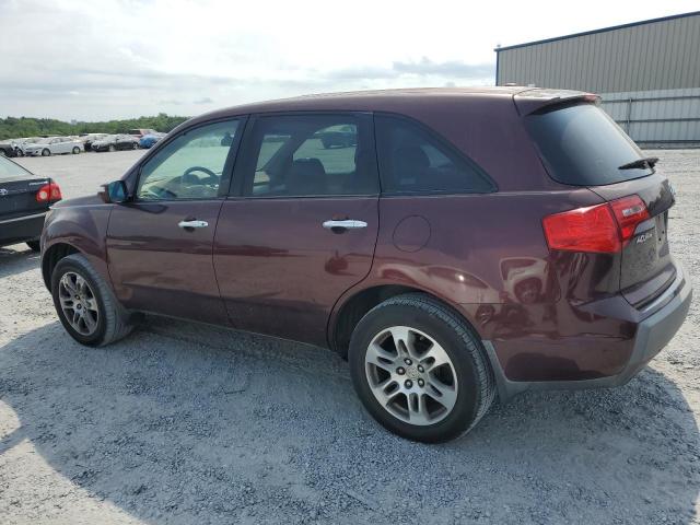 2HNYD28207H547360 - 2007 ACURA MDX BURGUNDY photo 2