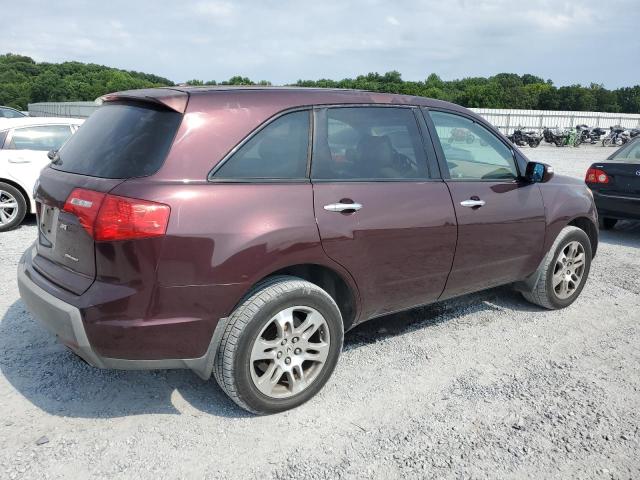 2HNYD28207H547360 - 2007 ACURA MDX BURGUNDY photo 3