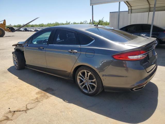 3FA6P0H91HR416701 - 2017 FORD FUSION SE GRAY photo 2