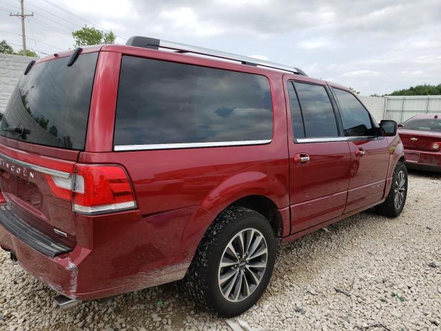 5LMJJ3JT9GEL12092 - 2016 LINCOLN NAVIGATOR L SELECT RED photo 3