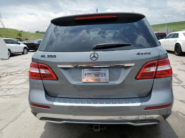 4JGDA5HB5DA179472 - 2013 MERCEDES-BENZ ML 350 4MATIC GRAY photo 6