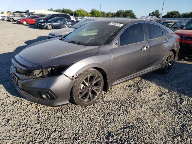 2HGFC2F89KH558147 - 2019 HONDA CIVIC SPORT 灰色 照片 1