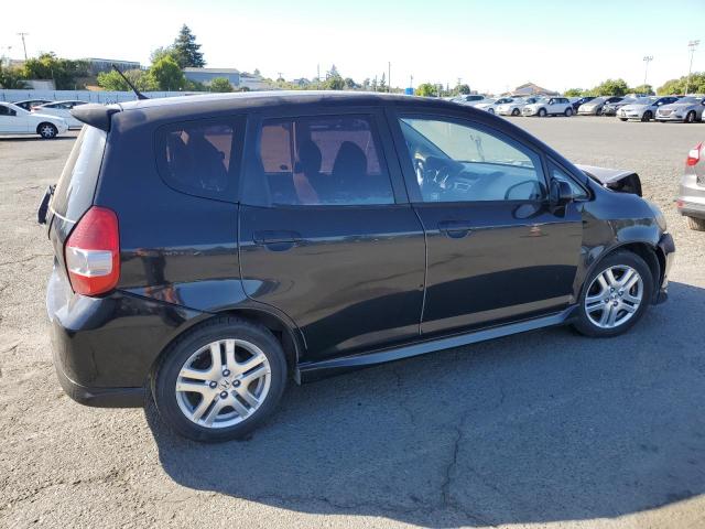 JHMGD38607S046597 - 2007 HONDA FIT S 黑色 照片 3