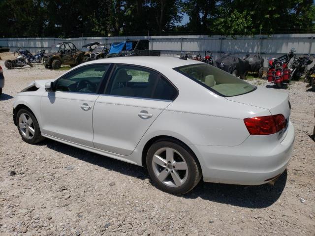 3VWLL7AJ6EM309574 - 2014 VOLKSWAGEN JETTA TDI WHITE photo 2