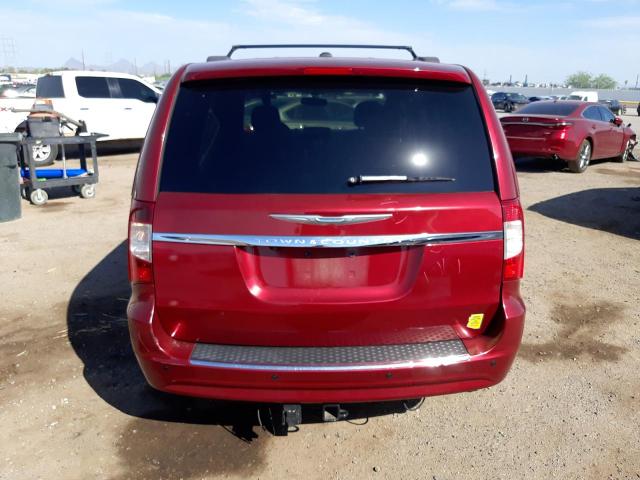 2C4RC1BG6GR260952 - 2016 CHRYSLER TOWN & COU TOURING 红色 照片 6