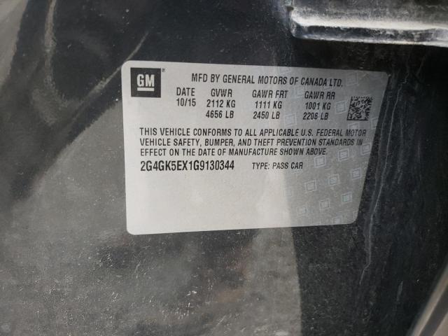 2G4GK5EX1G9130344 - 2016 BUICK REGAL 石墨色 照片 13