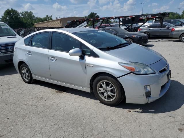 JTDKN3DU1A0001572 - 2010 TOYOTA PRIUS SILVER photo 4