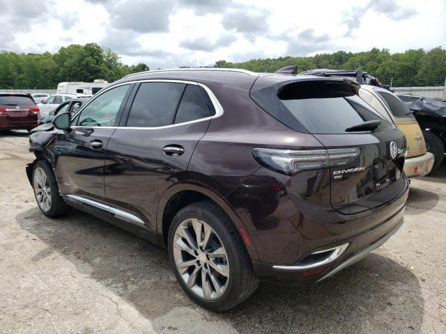 LRBFZSR46MD082198 - 2021 BUICK ENVISION AVENIR BURGUNDY photo 2