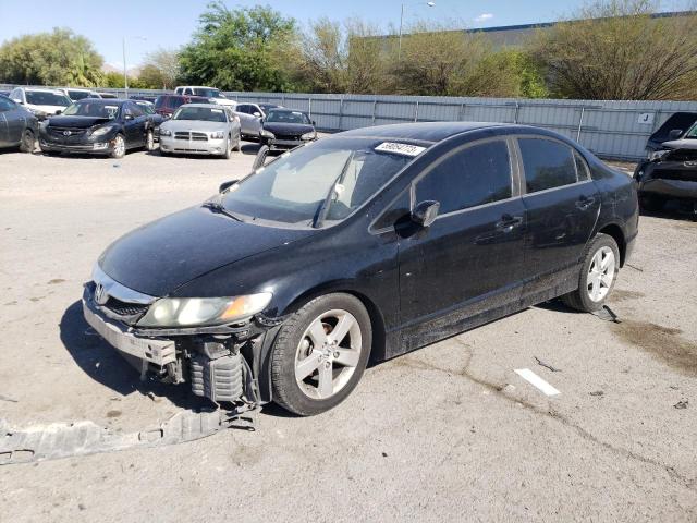 19XFA1F63AE050652 - 2010 HONDA CIVIC LX-S أسود صورة 1