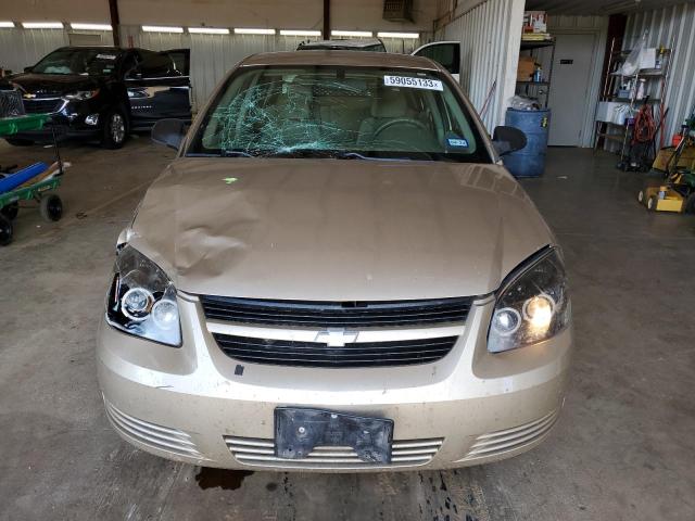 1G1AK55F777342418 - 2007 CHEVROLET COBALT LS TAN photo 5