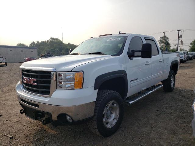 1GT4K1BG9AF122821 - 2010 GMC SIERRA K2500 SLT WHITE photo 1