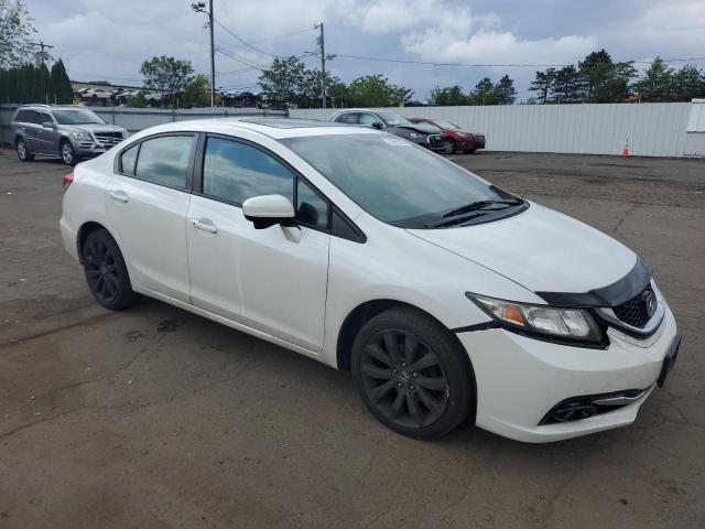 19XFB2F96FE228512 - 2015 HONDA CIVIC EXL WHITE photo 4