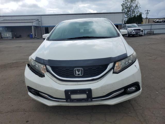 19XFB2F96FE228512 - 2015 HONDA CIVIC EXL WHITE photo 5