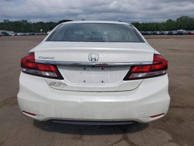 19XFB2F96FE228512 - 2015 HONDA CIVIC EXL WHITE photo 6